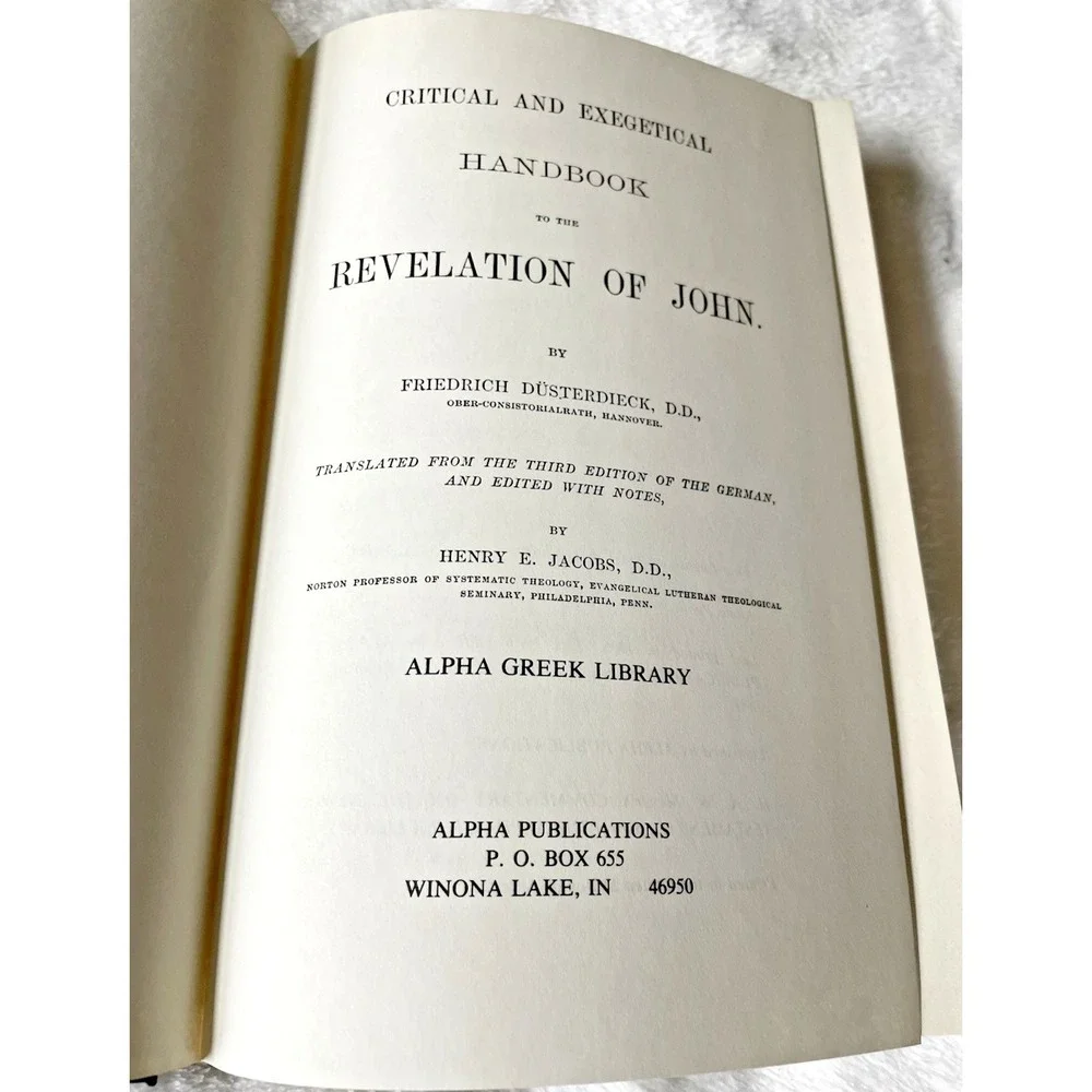 meyers‎ commentary of the new testament revelation VOL XI 1980 Edition